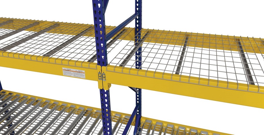 Pallet rack wire decking is the most popular form of pallet rack decking.